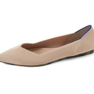 Rothy's Beige and Blue Women's Flats